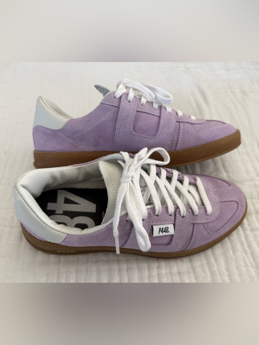 P448 - Monza Trend Lilac Low Top Sneakers Size 39
